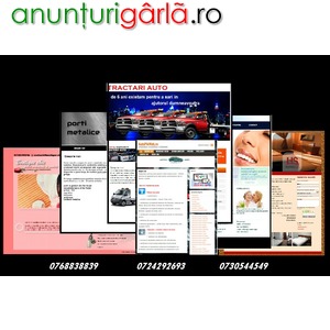 Imagine anunţ web design Arad | realiazare site web