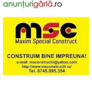 Imagine anunţ LUCRARI DE CONSTRUCTII