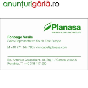 Imagine anunţ Produse de Planasa la Planasa Eastern Romania