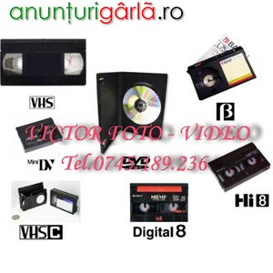 Imagine anunţ Copieri orice caseta pe dvd/bluray, conversie NTSC/PAL/SECAM