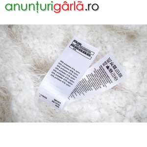 Imagine anunţ Etichetet textile