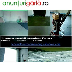 Imagine anunţ Executam tencuieli mecanizate Craiova