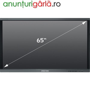 Imagine anunţ Display interactiv UDX65 ce dispune de o caracteristica