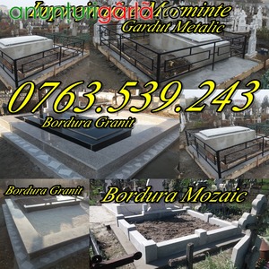 Imagine anunţ Gardut Grilaje Cimitir Bordura Mozaic Imprejmuire Morminte Pret Negociabil