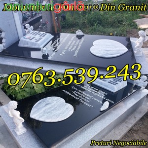 Imagine anunţ Lucrari Morminte Cavouri Borduri Cimitir Monumente Funerare Marmura Granit Ieftine