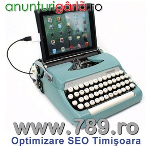 Imagine anunţ Optimizare SEO Timisoara web design administrare