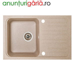 Imagine anunţ Chiuveta bucatarie Granit Montebella Delia 780x500mm