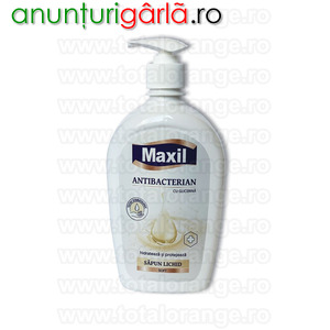 Imagine anunţ Sapun lichid antibacterian cu glicerina Maxil