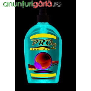 Imagine anunţ Sapun lichid maini PRO2 roz 500 ml