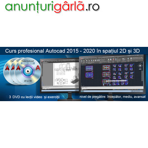 Imagine anunţ Cursuri Autodesk, Autocad, 3D Studio Max