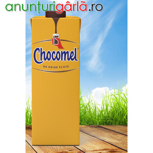 Imagine anunţ Chocomel lapte cu ciocolata olandeza Total Blue 0728.305.612
