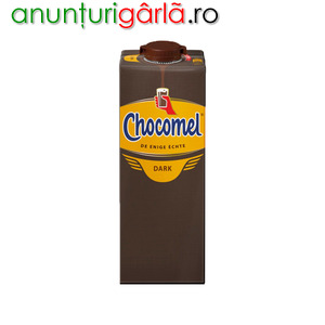 Imagine anunţ Lapte cu ciocolata olandeza Chocomel Dark Total Blue 0728.305.612