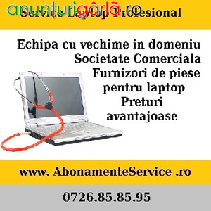Imagine anunţ Service Laptop profesional pentru firme