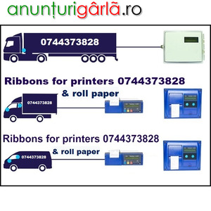 Imagine anunţ Ribbon scriere si role hartie Transcan, Thermo King, Termograf, Datacold Carrier, Touchprint, Esco, Tkdl, Vlt, etc.