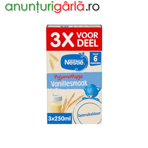 Imagine anunţ Cereale olandeze pentru bebelusi cu Vanilie Total Blue 0728.305.612