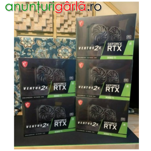 Imagine anunţ MSI GeForce RTX 3060 Ti Ventus 2X