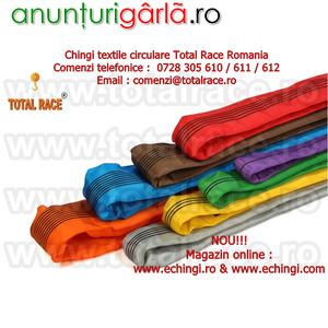 Imagine anunţ Chingi textile de ridicare pentru ridicat europaleti
