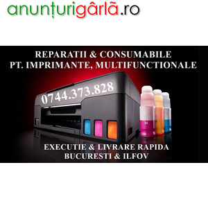 Imagine anunţ Reparatii imprimante cu CISS integrat, in Bucuresti si Ilfov .
