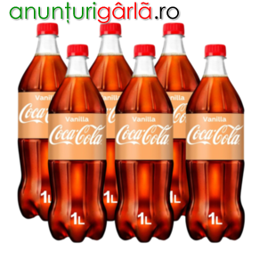 Imagine anunţ Bautura acidulata Coca Cola Vanilla 1 litru Total Blue 0728.305.612