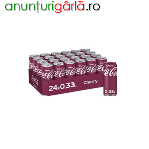 Imagine anunţ Bautura racoritoare Coca Cola Cherry Total Blue 0728.305.612