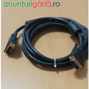 Imagine anunţ Vand Cablu DVI-DVI Professional , 24+1 pini , Tata-Tata