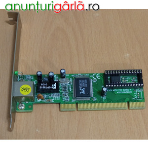 Imagine anunţ Vand Placa Retea PCI 10/100 REALTEK Chipset RTL8139C RJ45 GEMBIRD.