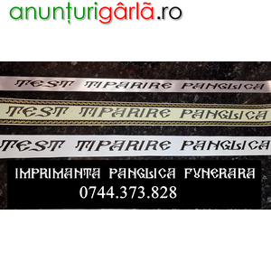 Imagine anunţ Imprimanta scriere panglica funerara. Imprimanta inscriptionare panglici.