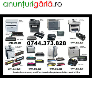 Imagine anunţ Reparatii imprimante, multifunctionale si copiatoare Bucuresti, Ilfov