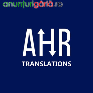 Imagine anunţ Authorized legalized translations Brasov & European Union AHR TRANSLATIONS