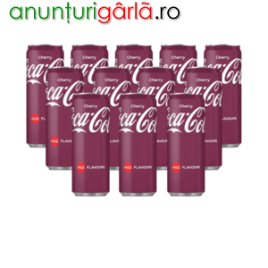 Imagine anunţ Bautura racoritoare Coca Cola Cherry Total Blue 0728.305.612