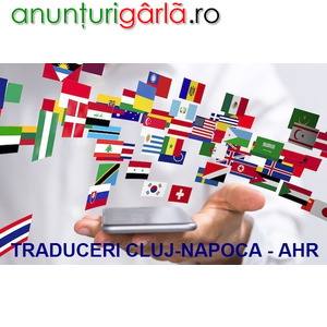 Imagine anunţ Birou traduceri legalizate Cluj-Napoca onLine - AHR TRANSLATIONS