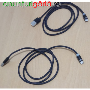 Imagine anunţ Vand Cablu de Incarcare Magnetic cu Led , USB la type MINI USB