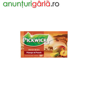 Imagine anunţ Ceai Pickwick Rooibos import Olanda
