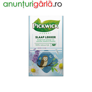 Imagine anunţ Pickwick Ceai de dormit import Olanda