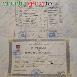 Imagine anunţ Diplome BAC, licențe, master
