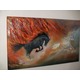 Imagine anunţ Vand tablou "Infernul cailor", pictura in ulei pe panza