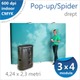Imagine anunţ Pop-up Spider Drept 3 x 4 module (4,24 x 2,3 metri) - 1800 lei
