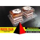 Imagine anunţ Caserole din plastic compartimentate pentru doua prajituri caramel Process Color