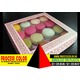 Imagine anunţ Cutii carton cu fereastra 16 Macarons Process Color
