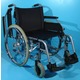 Imagine anunţ Rulant handicap cu roti mari second hand B+B / latime sezut 51 cm-525lei