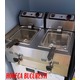 Imagine anunţ Friteuza electrica 2x13 litri de banc cu robineti